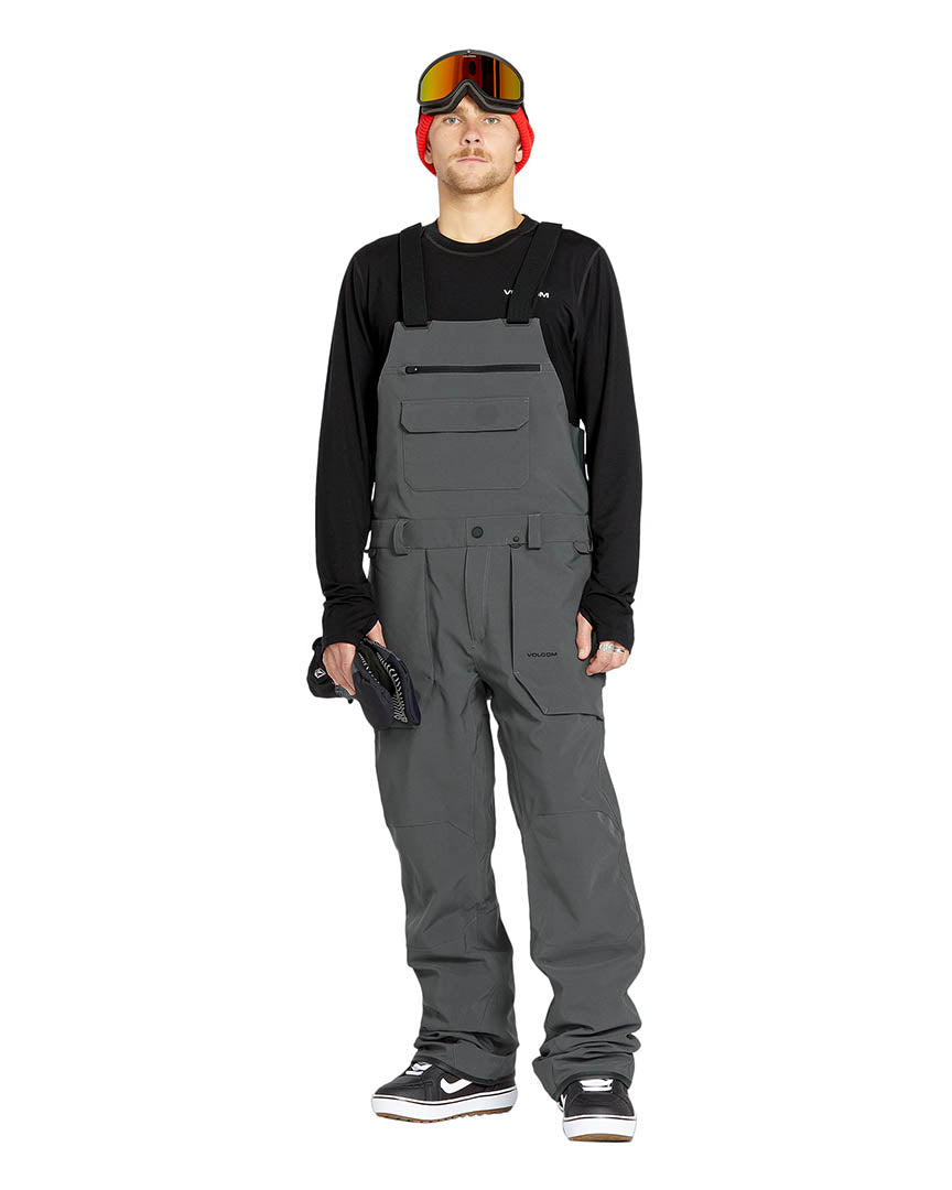 Roan Bib Overall Snow Bib - Charcoal