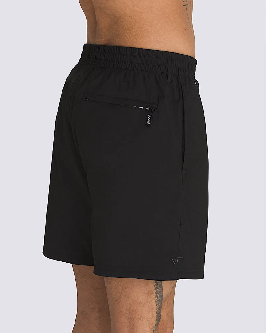 Short Primary Solid Elastic - Black