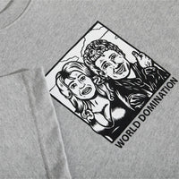World Domination T-Shirt - Heather Grey