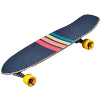 Sunset Surf Skate Complete Cruiser Skateboard - White Navy