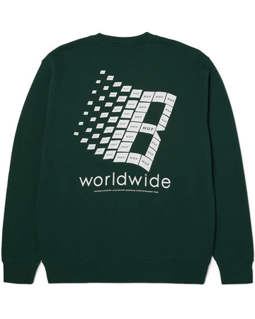 Huf X Bronze Crewneck Sweatshirt - Forest Green