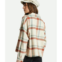 Bowery W Flannel Shirt - White Smoke