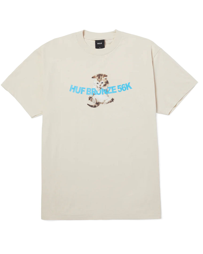 T-shirt Huf X Bronze Hang In There - Natural