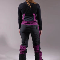 Mtn Surf Recycled Bib Womens Snow Pants - Deep Purple