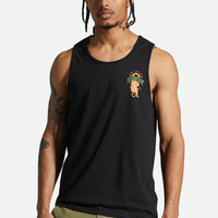 Palm Jaguar Tank Top - Black