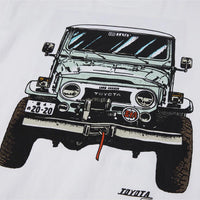 T-shirt Toyota Land Cruiser Sixties - White