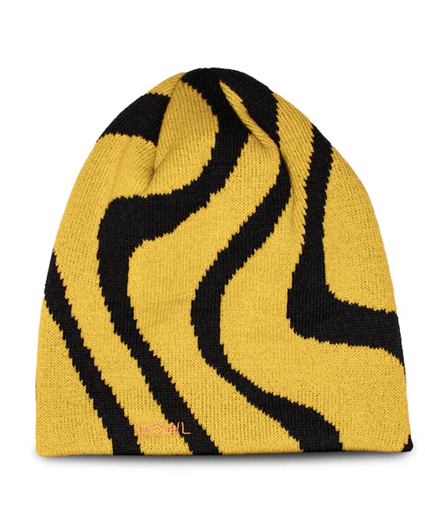 No Flap Beanie - Mustard