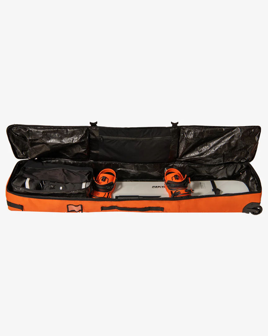 Sac à snowboard Wheeled Travel - Orange