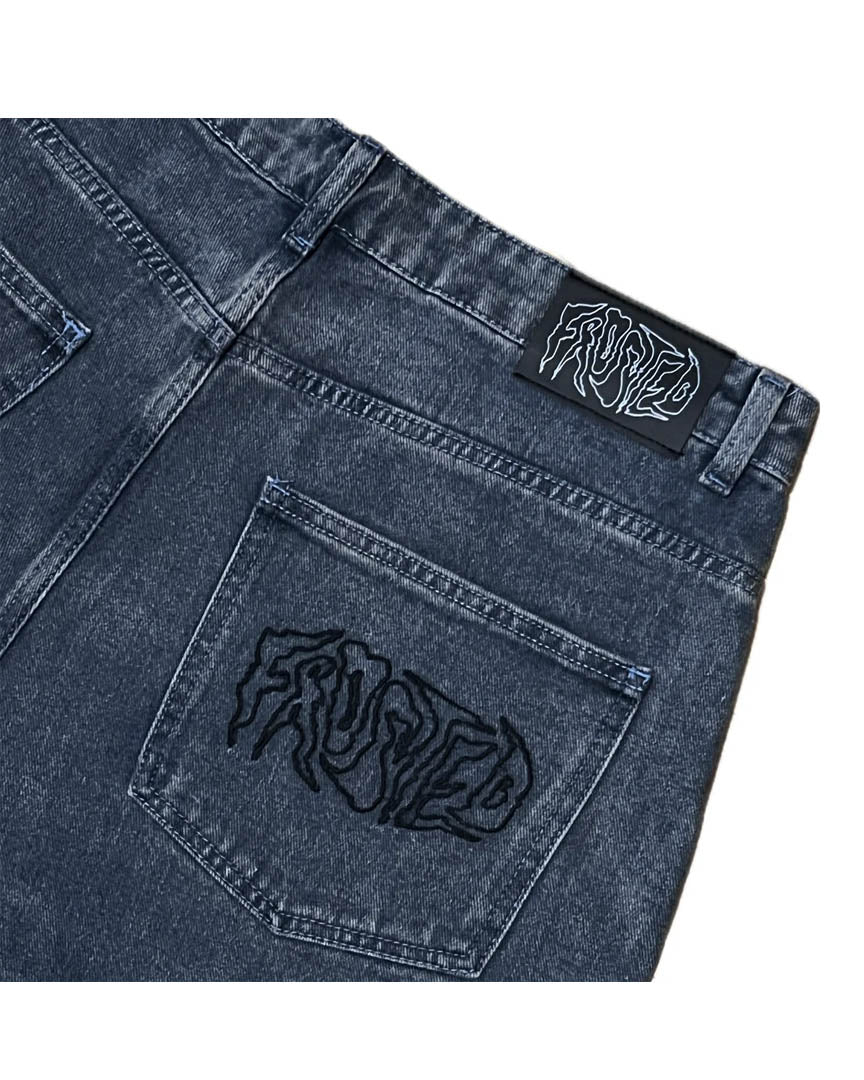 Wavy Jeans - Grey Blue