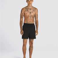 Primary Solid Elastic Shorts - Black