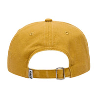 Casquette Obey Jot 6 Panel Velcro - Pigment Mustard