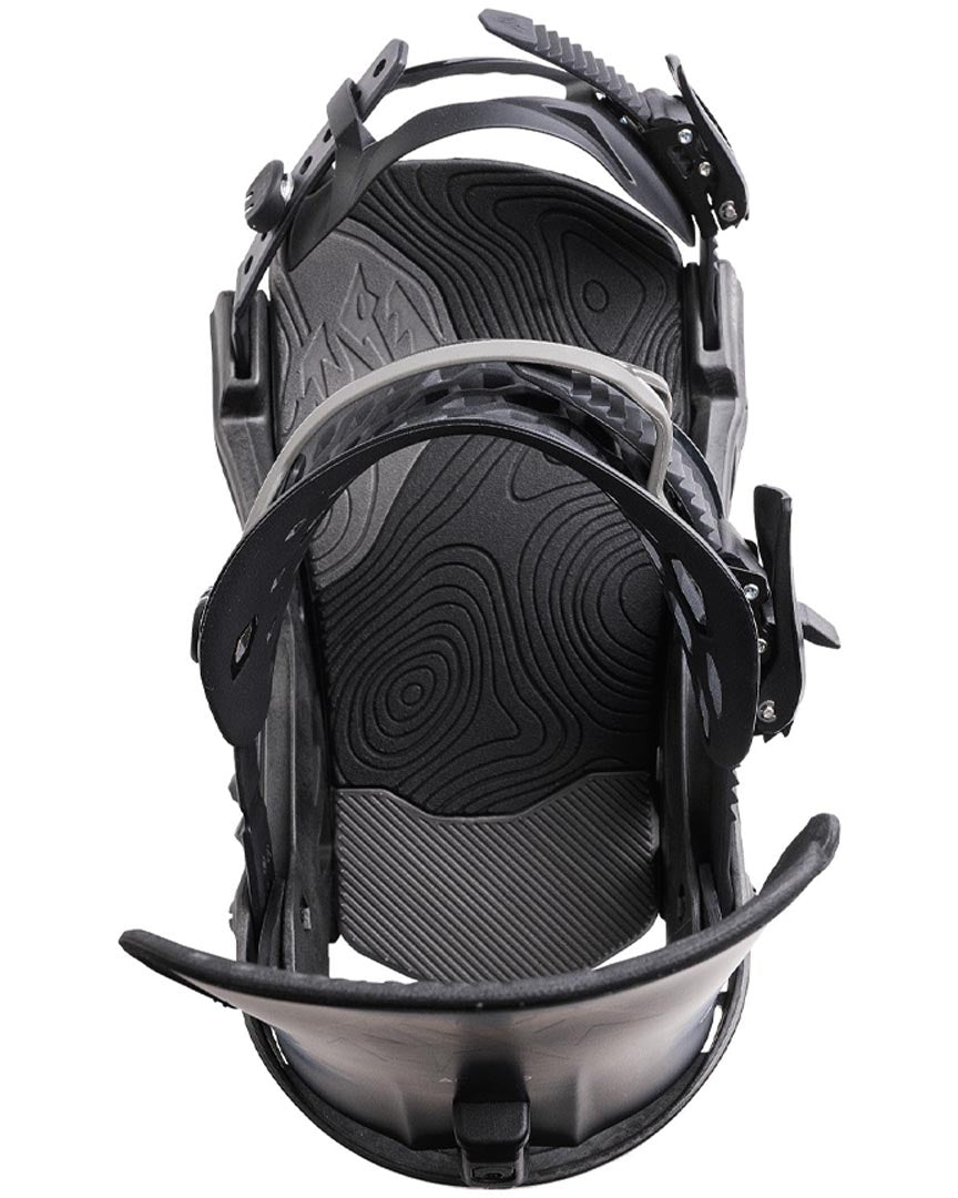 Apollo Pro Snowboard Bindings - Stealth Black 2025