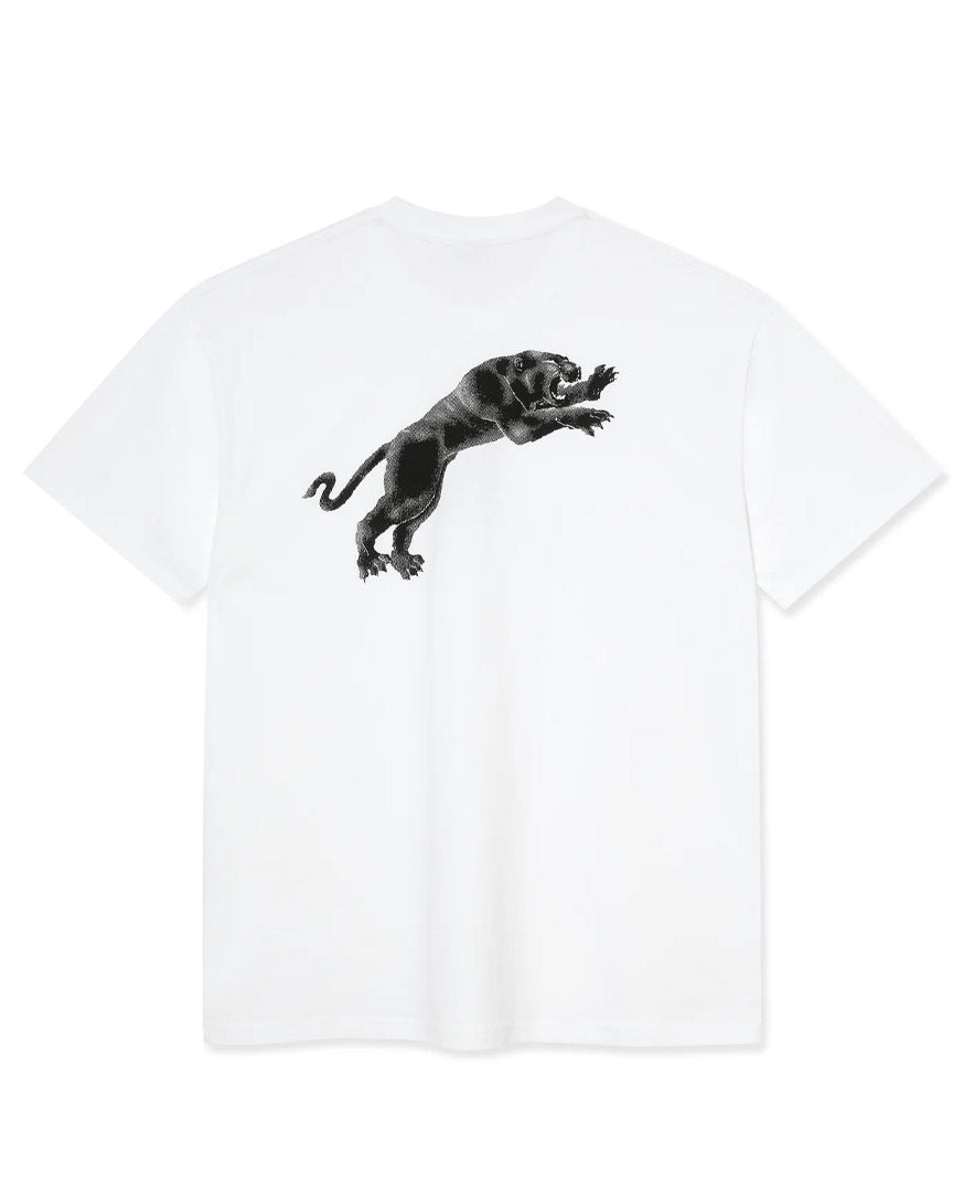 Tape And Panther T-Shirt - White