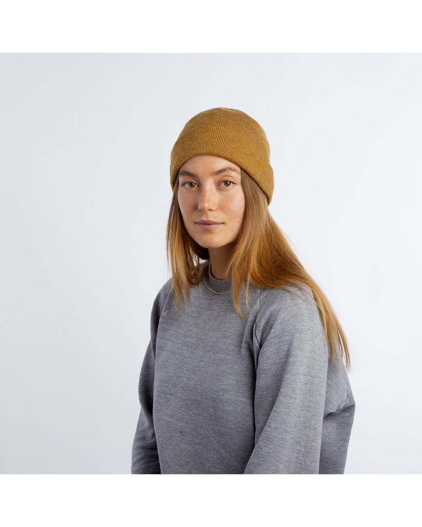 Tuque Harbor Rib Knit Fisherman - Heather Mustard