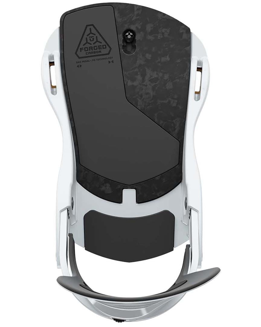 Atlas Pro Snowboard Bindings - Metallic White 2025