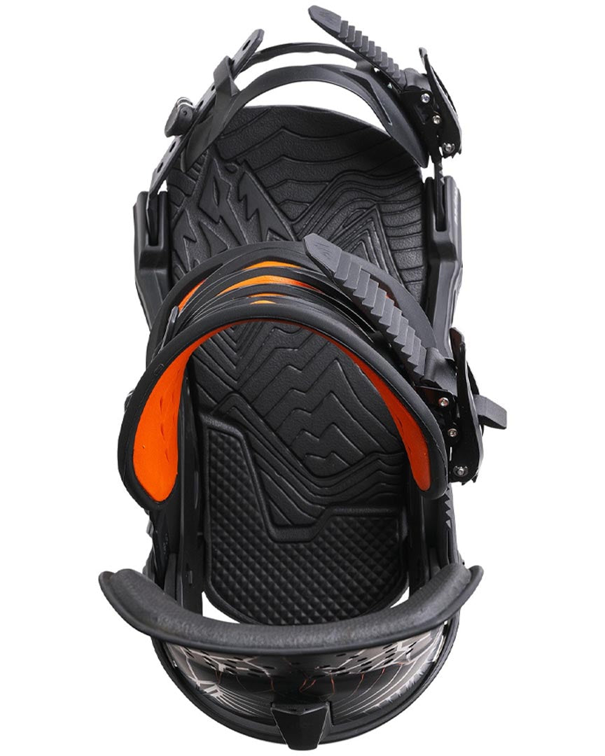 Fixation de snowboard Orion - Safty Red 2025