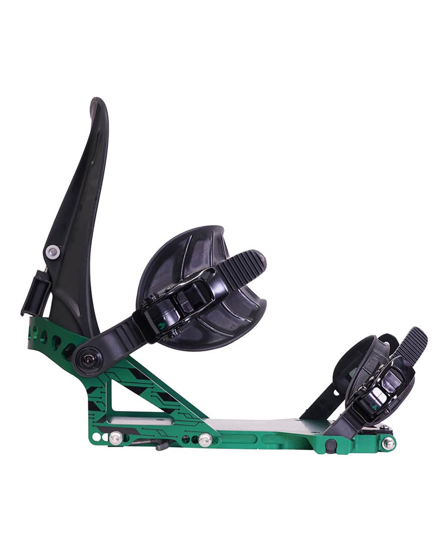 Surge St Splitboard Bindings - Green 2025