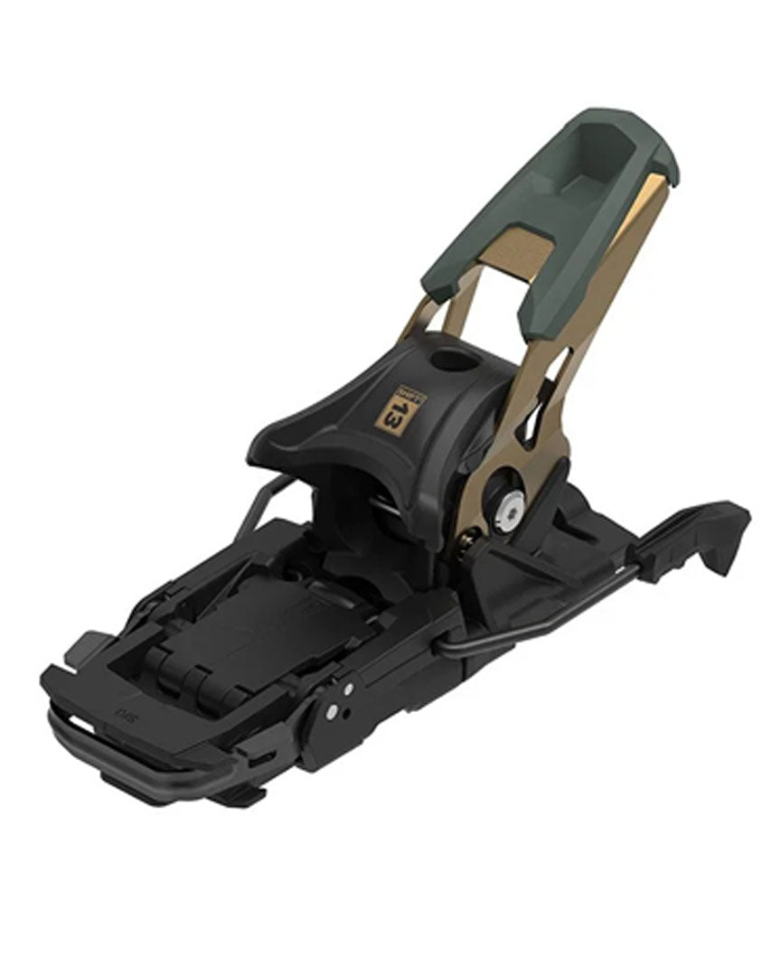 Shift² 13 Mn Ski Bindings - Black/Green/Bronze 2026