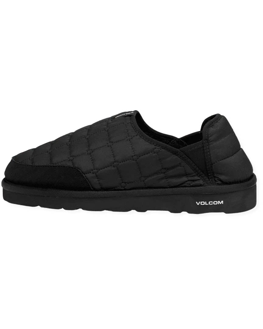 Recliner Slipper Shoes - Black/White