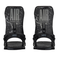 Airmaster Snowboard Bindings - Black 2025