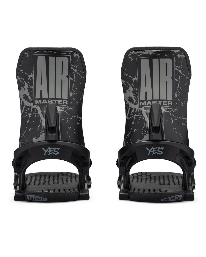 Airmaster Snowboard Bindings - Black 2025