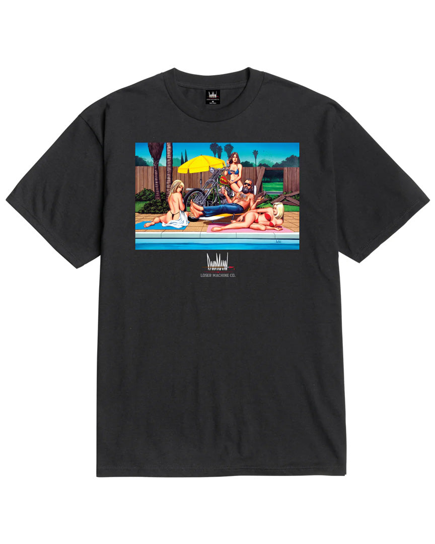 David Mann Poolside T-Shirt - Black