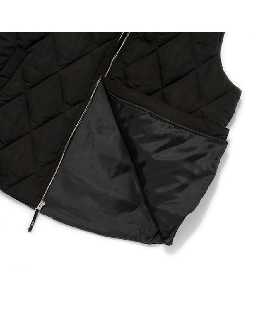 Semi-Puffy Vest - Black