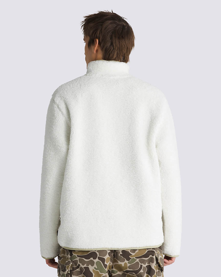 Cotton ouaté Boxed Sherpa Qzip - Marshmallow