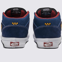 Skate Half Cab Shoes - Navy/Burgundy