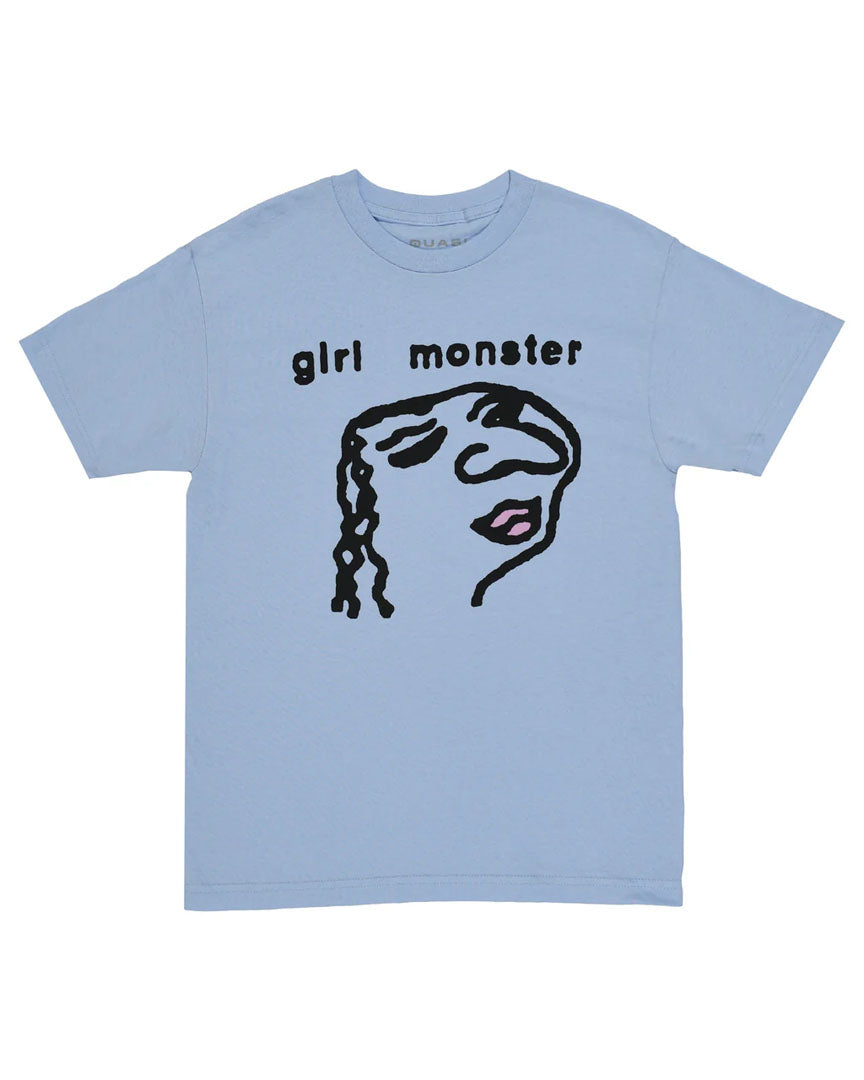 Girl Monster T-Shirt - Powder Blue