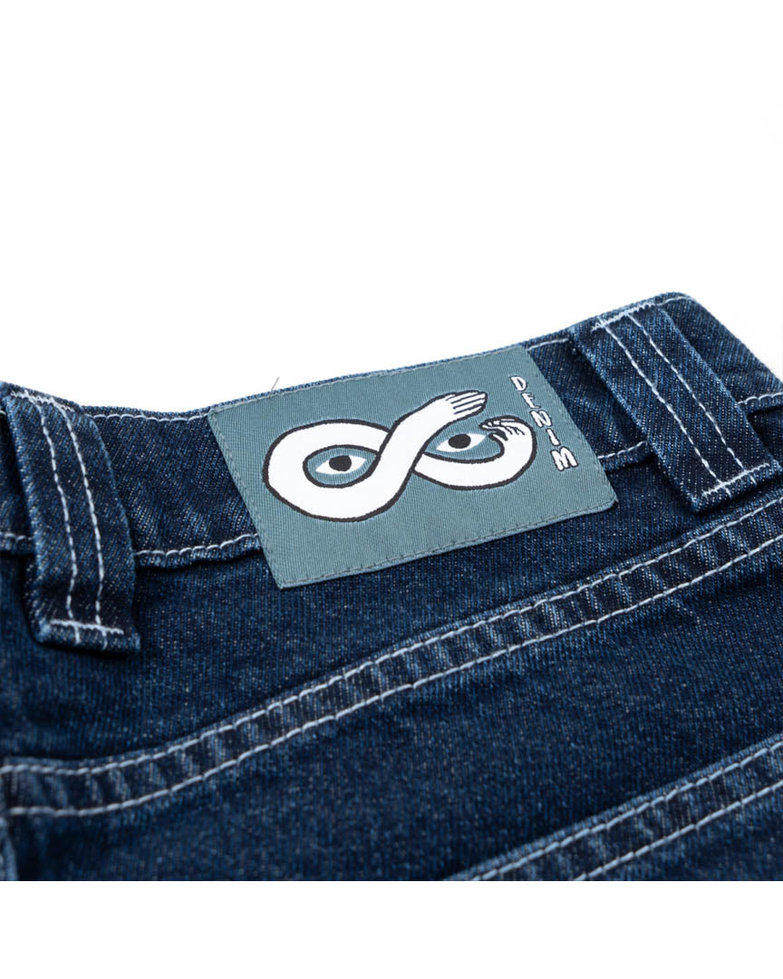 Jeans Og Dinim Stitch - Blue Denim