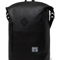 Roll Top | Weather Resistant Backpack - Black