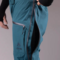 Shralpinist Stretch Recycled Bib Womens Snow Pants - Pacific Teal