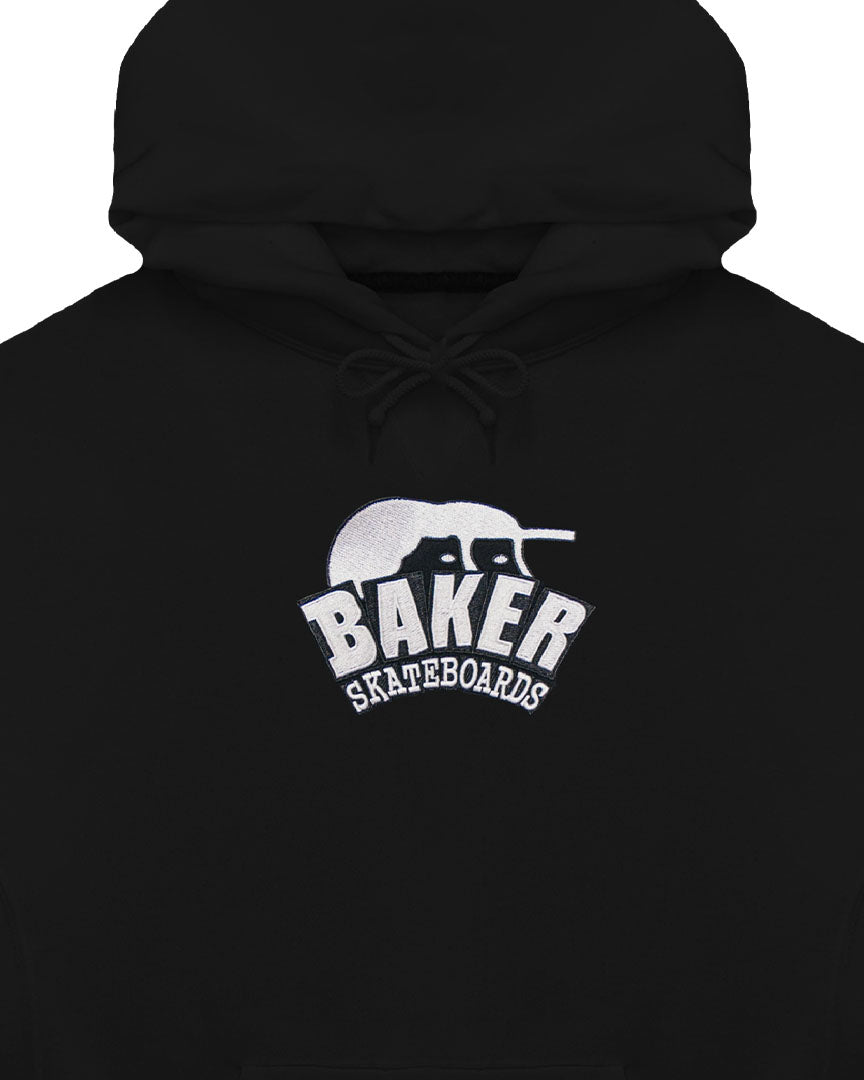 Hoodie X Baker Arch Logo Lock Up - Black