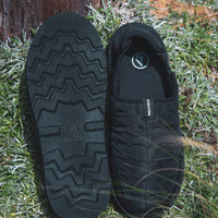 Recliner Slipper Shoes - Black/White