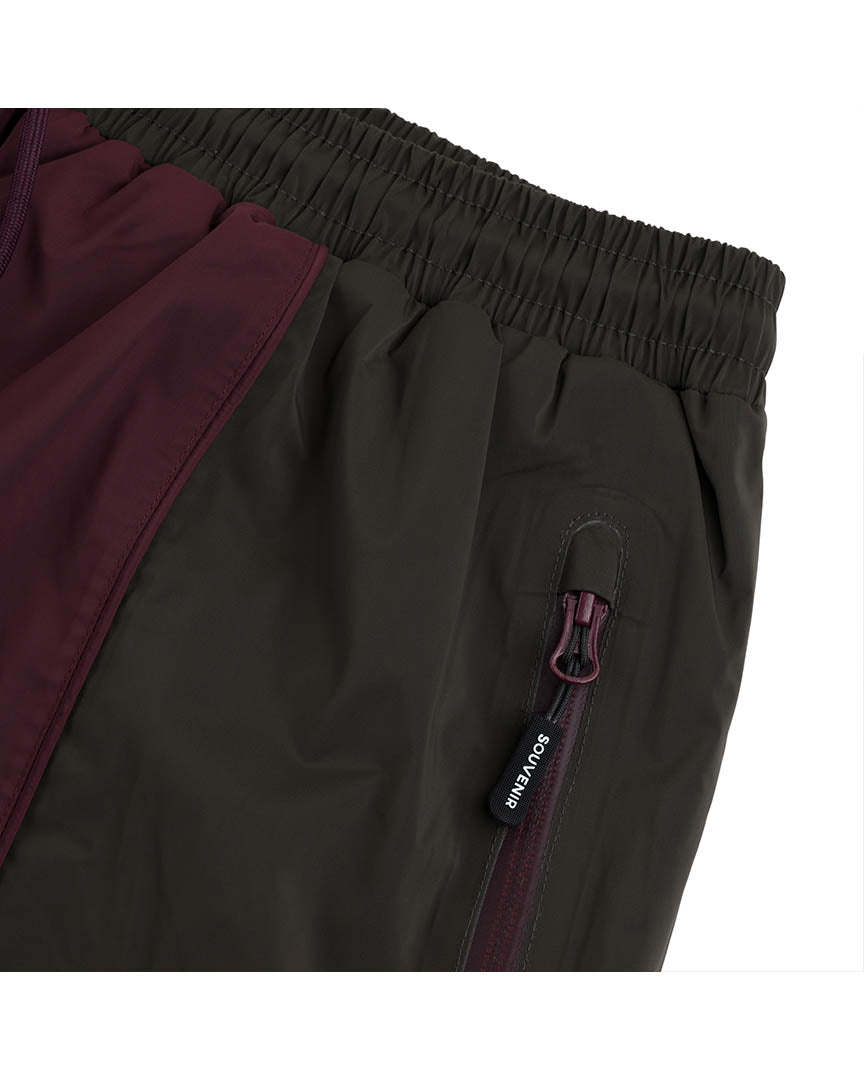 Insulated Track Snow Pants - Oxblood