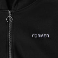 Clippings Fz Hoodie - Black