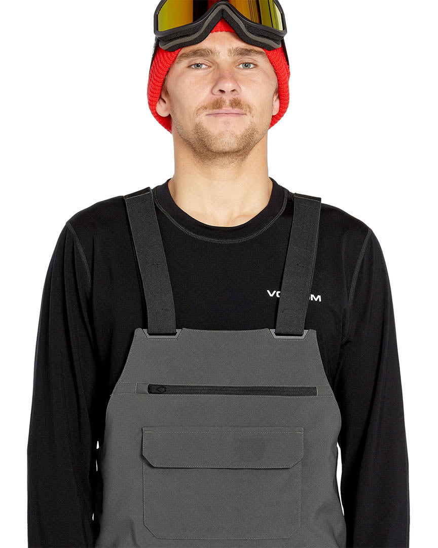 Roan Bib Overall Snow Bib - Black