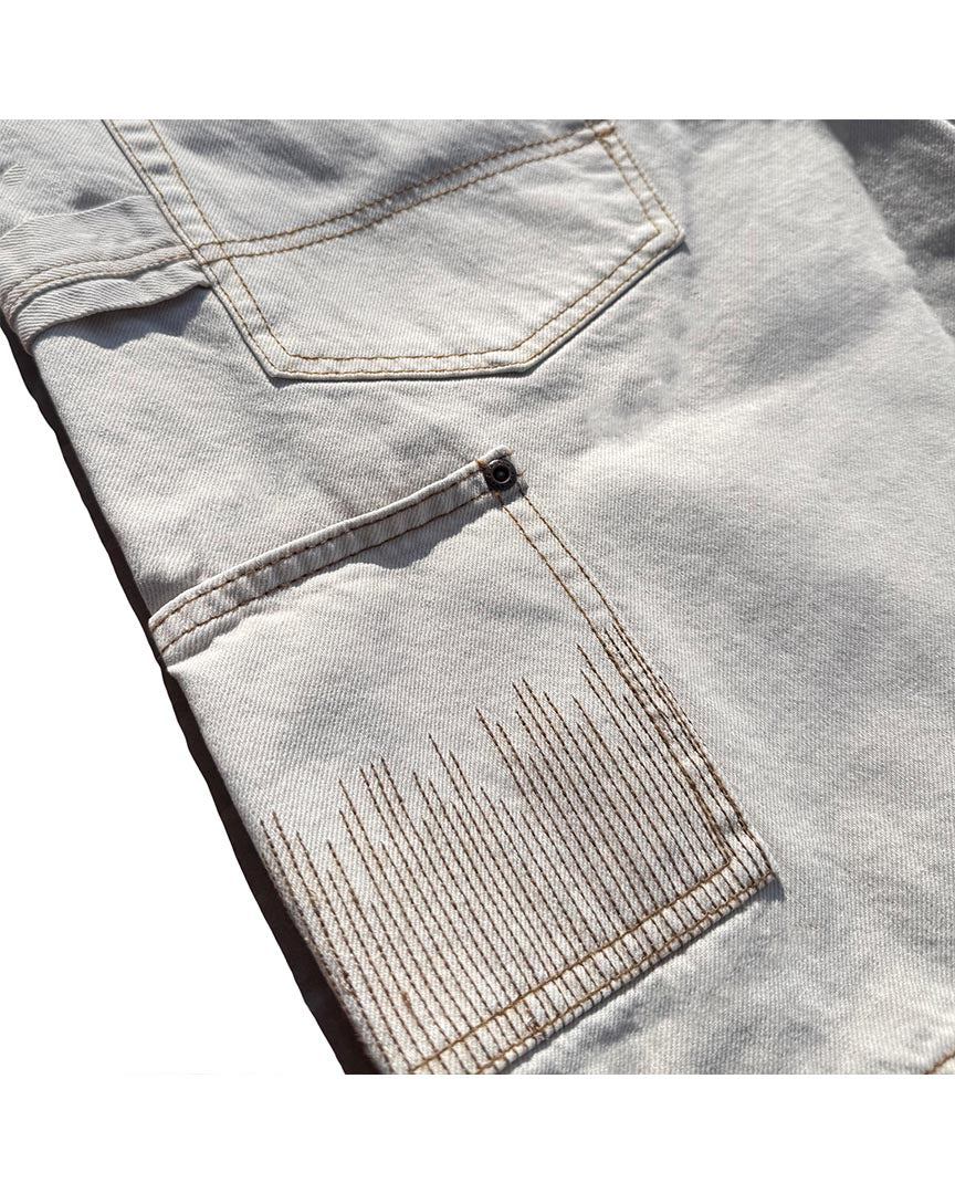 Short Cpu Jorts Baggy - Off White