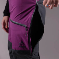 Mtn Surf Recycled Bib Womens Snow Pants - Deep Purple