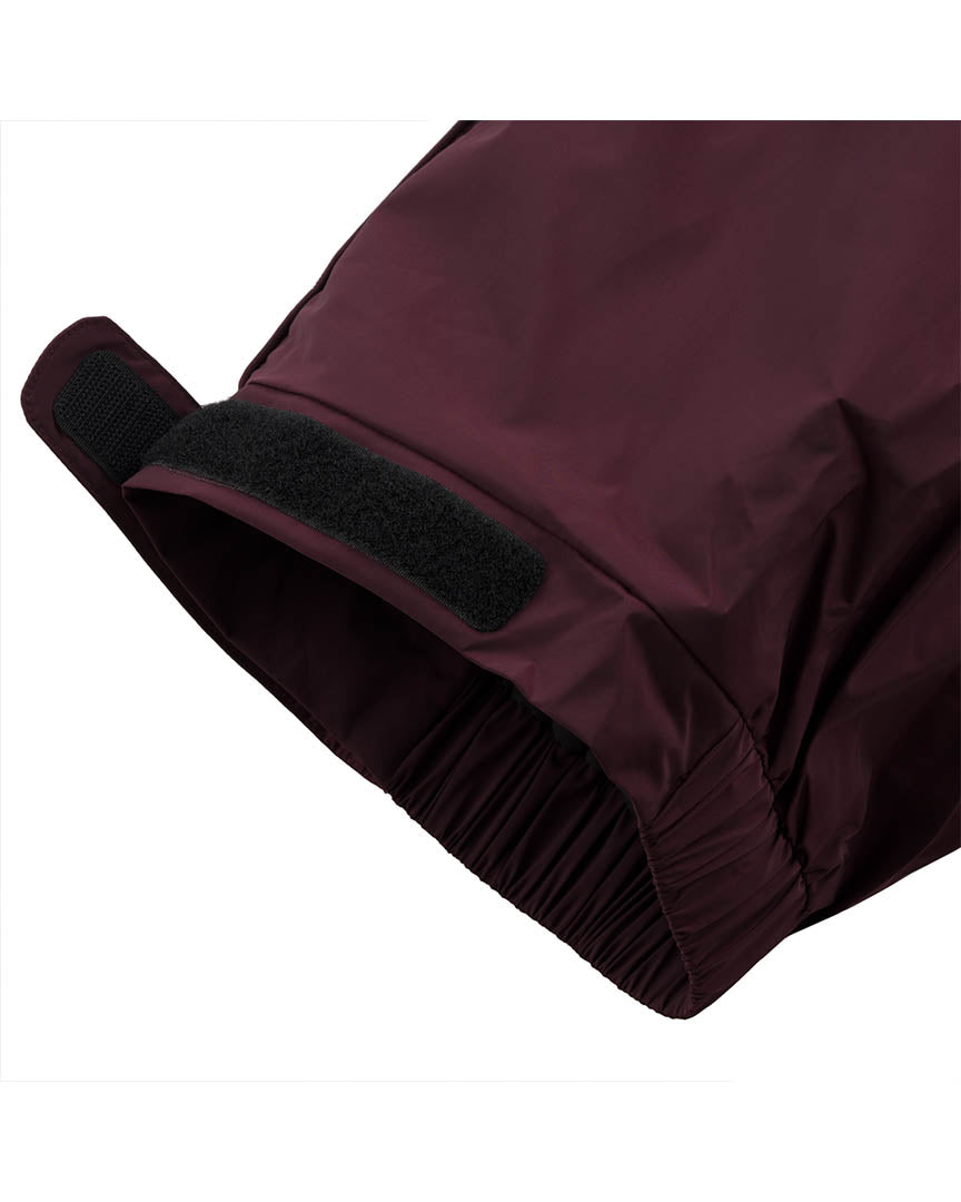 Insulated Track Snow Pants - Oxblood