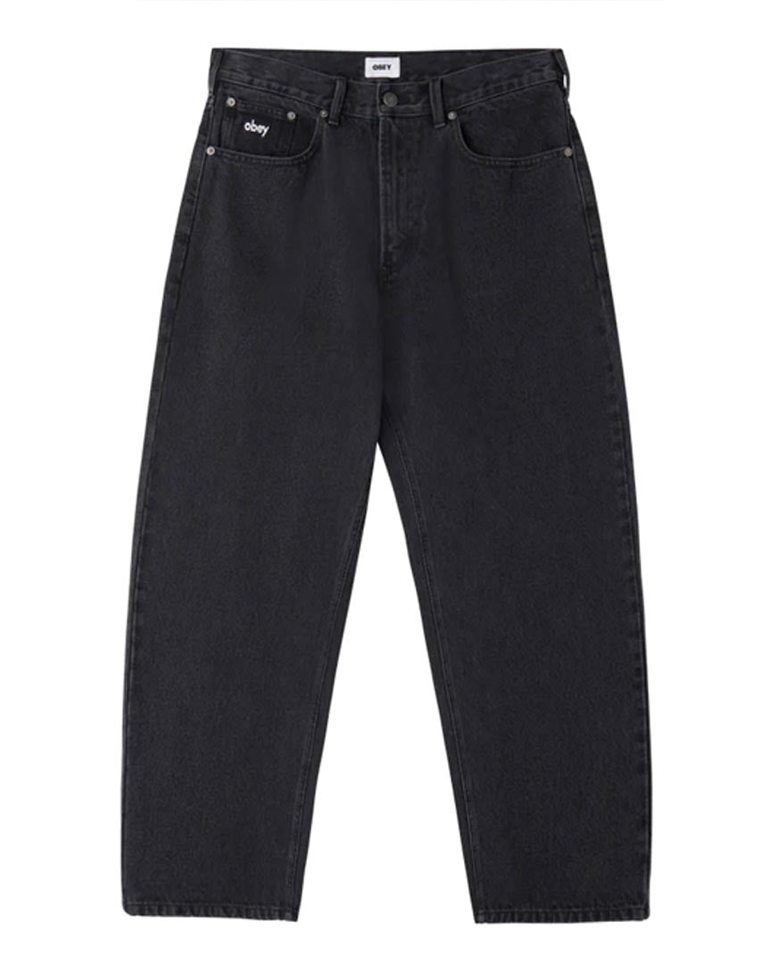 Jeans Bigwig Baggy Denim - Faded Black