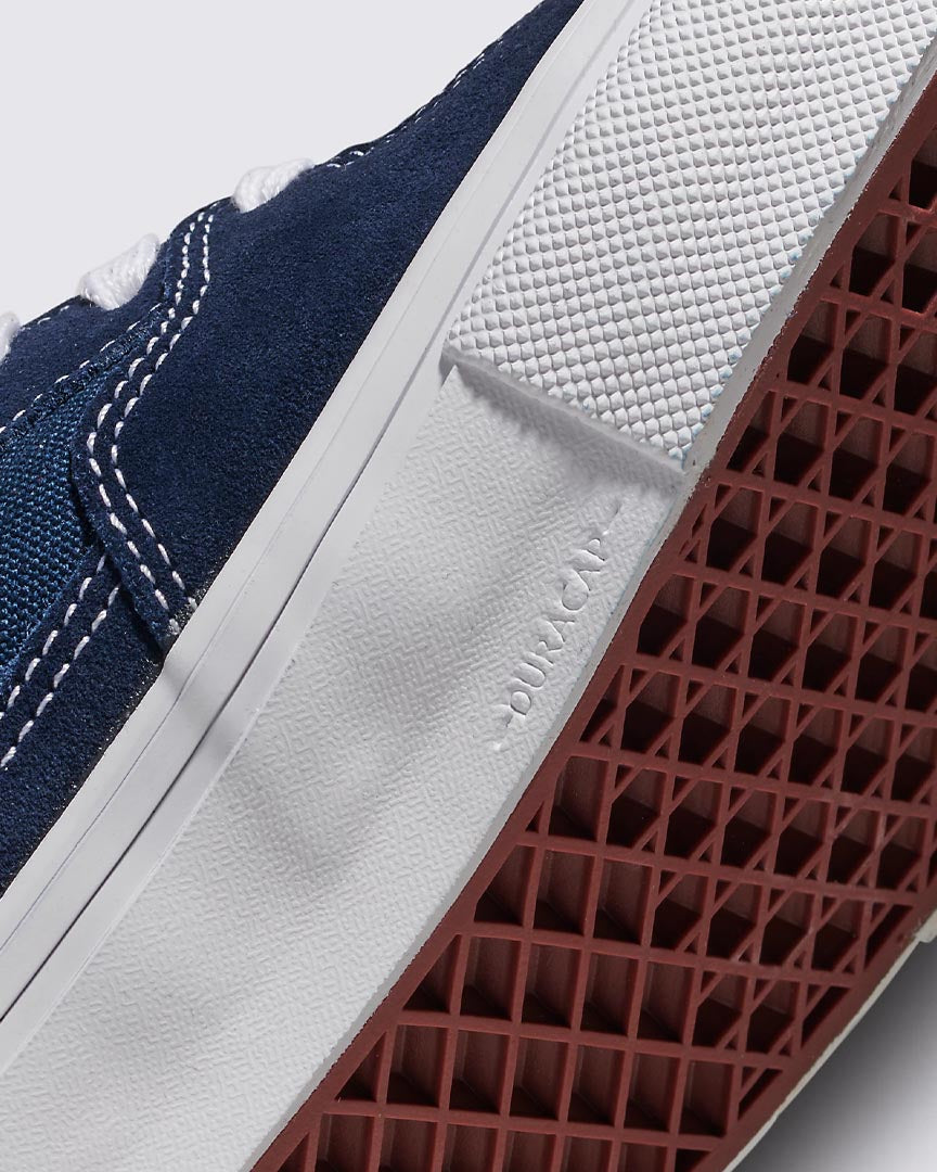 Souliers Skate Half Cab Shoes - Navy/Burgundy