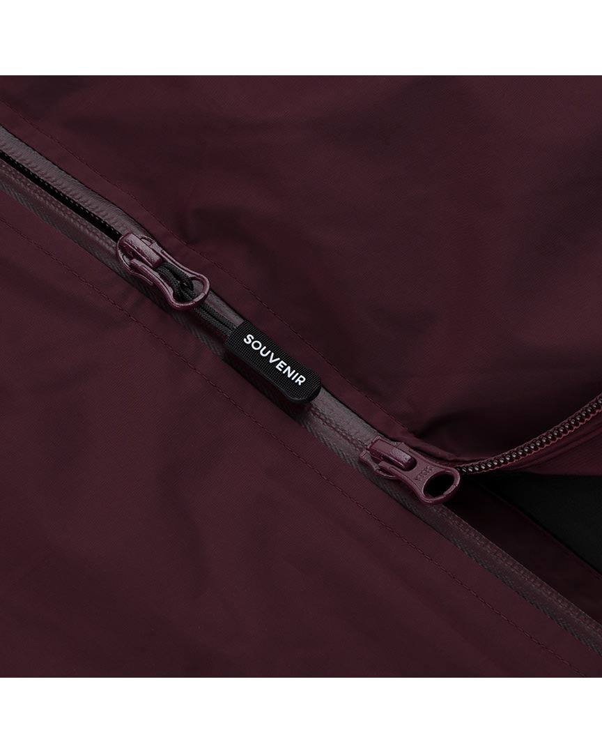 Insulated Track Winter Jacket - Oxblood