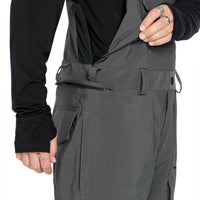 Roan Bib Overall Snow Bib - Charcoal