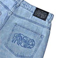 Wavy Jeans - Light Blue