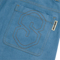 3 Ply Denim Snow Pants - Faded Indigo