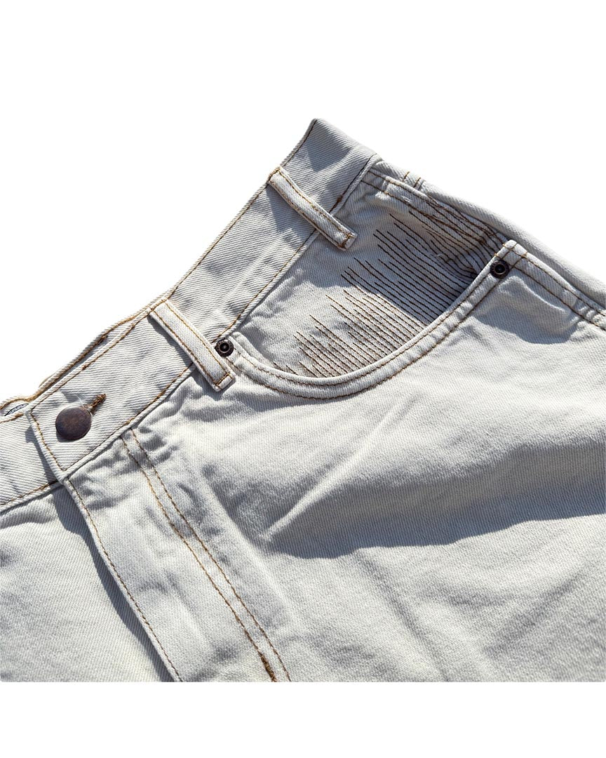Short Cpu Jorts Baggy - Off White