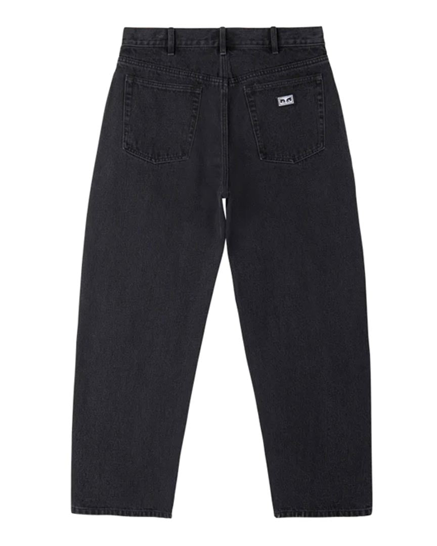 Bigwig Baggy Denim Jeans - Faded Black