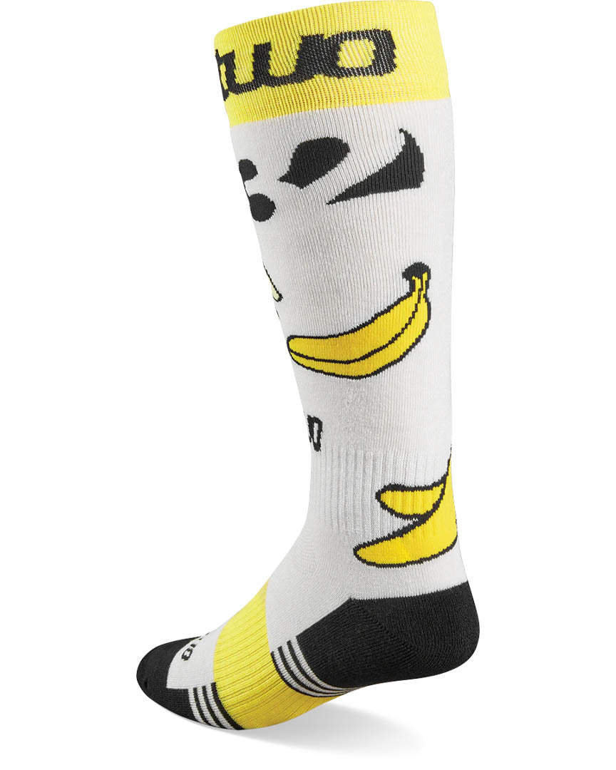 Double Socks Thermal Socks - Yellow/White